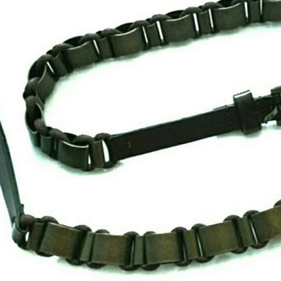 Ibel VINTAGE Rope Leather Antique Brass Belt main image 8